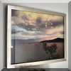 A23. Framed harbor photograph. 
